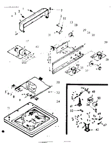 Top And Console Assembly parts for Kenmore Washer 110.6804211 (1106804211, 110 6804211) from AppliancePartsPros.com