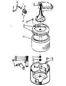 Tub & Basket Assembly parts for Kenmore Washer 110.6804212 (1106804212, 110 6804212) from AppliancePartsPros.com
