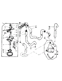 Water System parts for Kenmore Washer 110.6804250 (1106804250, 110 6804250) from AppliancePartsPros.com