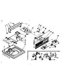Top And Console Assembly parts for Kenmore Washer 110.6804251 (1106804251, 110 6804251) from AppliancePartsPros.com