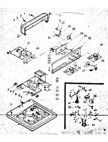 Top And Console Assembly parts for Kenmore Washer 110.6804253 (1106804253, 110 6804253) from AppliancePartsPros.com