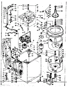 Machine Sub-Assembly parts for Kenmore Washer 110.6804401 (1106804401, 110 6804401) from AppliancePartsPros.com