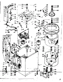 Machine Sub-Assembly parts for Kenmore Washer 110.6804450 (1106804450, 110 6804450) from AppliancePartsPros.com