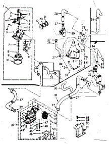 Water System parts for Kenmore Washer 110.6804761 (1106804761, 110 6804761) from AppliancePartsPros.com