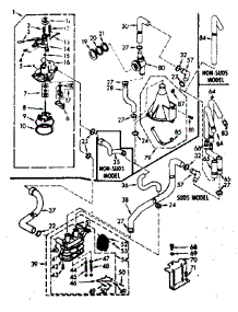 Water System parts for Kenmore Washer 110.6804830 (1106804830, 110 6804830) from AppliancePartsPros.com
