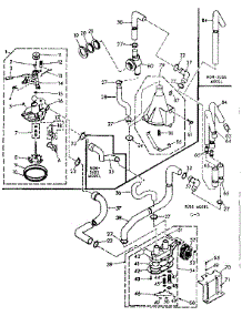 Water System parts for Kenmore Washer 110.6804851 (1106804851, 110 6804851) from AppliancePartsPros.com