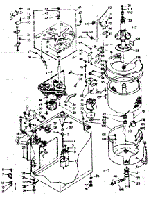 Machine Sub-Assembly parts for Kenmore Washer 110.6804860 (1106804860, 110 6804860) from AppliancePartsPros.com