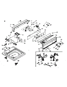 Top And Console Assembly parts for Kenmore Washer 110.6804870 (1106804870, 110 6804870) from AppliancePartsPros.com