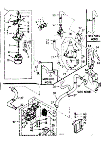 Water System parts for Kenmore Washer 110.6804870 (1106804870, 110 6804870) from AppliancePartsPros.com