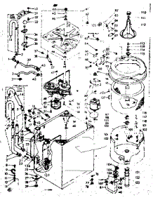 Machine Sub-Assembly parts for Kenmore Washer 110.6805500 (1106805500, 110 6805500) from AppliancePartsPros.com
