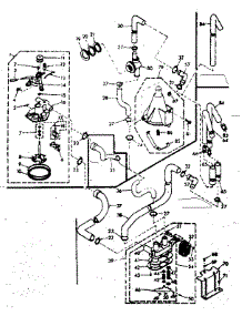 Water System parts for Kenmore Washer 110.6805760 (1106805760, 110 6805760) from AppliancePartsPros.com