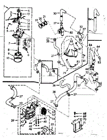 Water System parts for Kenmore Washer 110.6805762 (1106805762, 110 6805762) from AppliancePartsPros.com