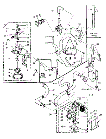 Water System parts for Kenmore Washer 110.6805800 (1106805800, 110 6805800) from AppliancePartsPros.com