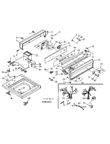 Top And Console Assembly parts for Kenmore Washer 110.6805851 (1106805851, 110 6805851) from AppliancePartsPros.com