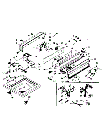 Top & Console Assembly parts for Kenmore Washer 110.6805852 (1106805852, 110 6805852) from AppliancePartsPros.com
