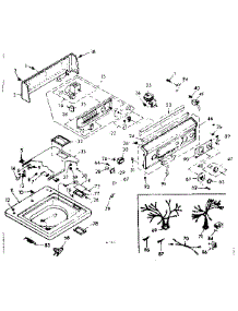 Top And Console Assembly parts for Kenmore Washer 110.6805900 (1106805900, 110 6805900) from AppliancePartsPros.com