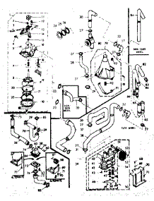 Water System parts for Kenmore Washer 110.6805901 (1106805901, 110 6805901) from AppliancePartsPros.com