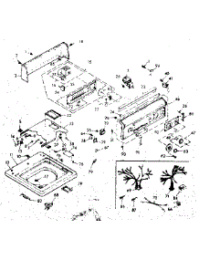 Top And Console Assembly parts for Kenmore Washer 110.6805901 (1106805901, 110 6805901) from AppliancePartsPros.com