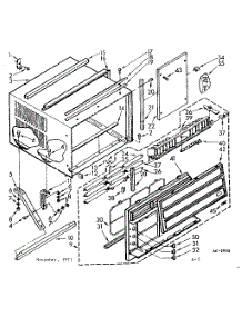Cabinet Parts parts for Kenmore Heat Pump System 106.72720 (10672720, 106 72720) from AppliancePartsPros.com
