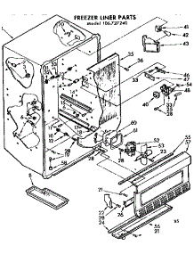 Liner Parts parts for Kenmore Freezer 106.727240 (106727240, 106 727240) from AppliancePartsPros.com
