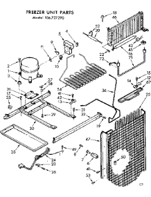 Unit Parts parts for Kenmore Freezer 106.727290 (106727290, 106 727290) from AppliancePartsPros.com