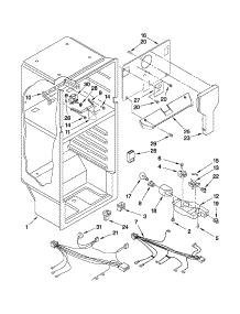 Liner Parts parts for Kenmore Refrigerator 106.72729110 (10672729110, 106 72729110) from AppliancePartsPros.com