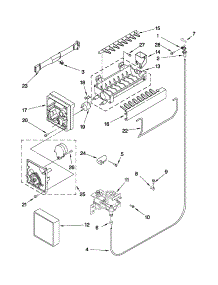 Icemaker Parts parts for Kenmore Refrigerator 106.72729110 (10672729110, 106 72729110) from AppliancePartsPros.com