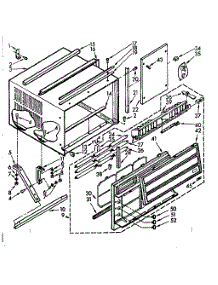 Cabinet Parts parts for Kenmore Heat Pump System 106.72730 (10672730, 106 72730) from AppliancePartsPros.com