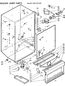 Liner Parts parts for Kenmore Freezer 106.727530 (106727530, 106 727530) from AppliancePartsPros.com