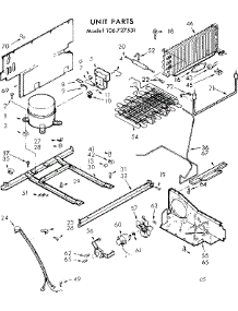 Unit Parts parts for Kenmore Freezer 106.727531 (106727531, 106 727531) from AppliancePartsPros.com