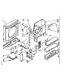 Air Flow And Control Parts parts for Kenmore Heat Pump System 106.72801 (10672801, 106 72801) from AppliancePartsPros.com