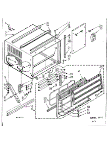 Cabinet Parts parts for Kenmore Heat Pump System 106.72810 (10672810, 106 72810) from AppliancePartsPros.com