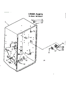 Liner Parts parts for Kenmore Freezer 106.7281611 (1067281611, 106 7281611) from AppliancePartsPros.com