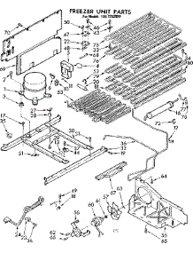 Freezer Unit Parts parts for Kenmore Freezer 106.7282020 (1067282020, 106 7282020) from AppliancePartsPros.com
