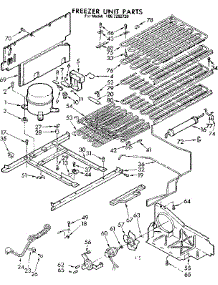 Freezer Unit Parts parts for Kenmore Freezer 106.7282720 (1067282720, 106 7282720) from AppliancePartsPros.com