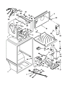 Liner parts for Kenmore Refrigerator 106.72854100 (10672854100, 106 72854100) from AppliancePartsPros.com