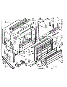 Cabinet Parts parts for Kenmore Heat Pump System 106.72900 (10672900, 106 72900) from AppliancePartsPros.com