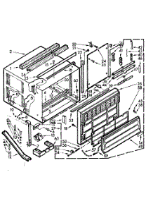 Cabinet Parts parts for Kenmore Heat Pump System 106.72901 (10672901, 106 72901) from AppliancePartsPros.com