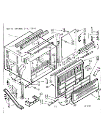 Cabinet Parts parts for Kenmore Heat Pump System 106.72960 (10672960, 106 72960) from AppliancePartsPros.com