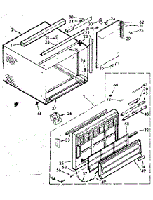 Cabinet Parts parts for Kenmore Heat Pump System 106.73171 (10673171, 106 73171) from AppliancePartsPros.com