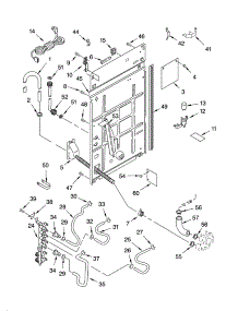 Rear Panel Parts parts for Kenmore Washer 110.24974300 (11024974300, 110 24974300) from AppliancePartsPros.com