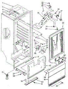 Liner parts for Kenmore Freezer 106.9209410 (1069209410, 106 9209410) from AppliancePartsPros.com