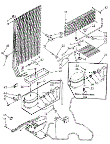 Unit parts for Kenmore Freezer 106.9209411 (1069209411, 106 9209411) from AppliancePartsPros.com