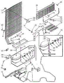 Unit parts for Kenmore Freezer 106.9209480 (1069209480, 106 9209480) from AppliancePartsPros.com