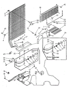 Unit parts for Kenmore Freezer 106.9209580 (1069209580, 106 9209580) from AppliancePartsPros.com