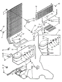 Unit parts for Kenmore Freezer 106.9209581 (1069209581, 106 9209581) from AppliancePartsPros.com