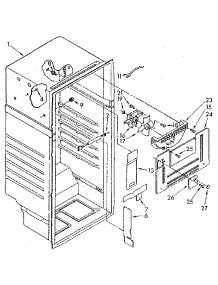Liner parts for Kenmore Refrigerator 106.9306201 (1069306201, 106 9306201) from AppliancePartsPros.com