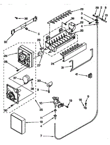 Icemaker parts for Kenmore Refrigerator 106.9344701 (1069344701, 106 9344701) from AppliancePartsPros.com