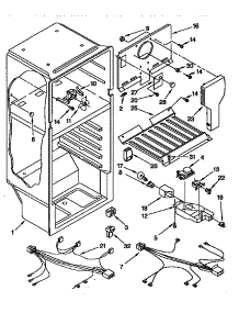 Liner parts for Kenmore Refrigerator 106.9344701 (1069344701, 106 9344701) from AppliancePartsPros.com