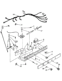Control parts for Kenmore Refrigerator 106.9505582 (1069505582, 106 9505582) from AppliancePartsPros.com